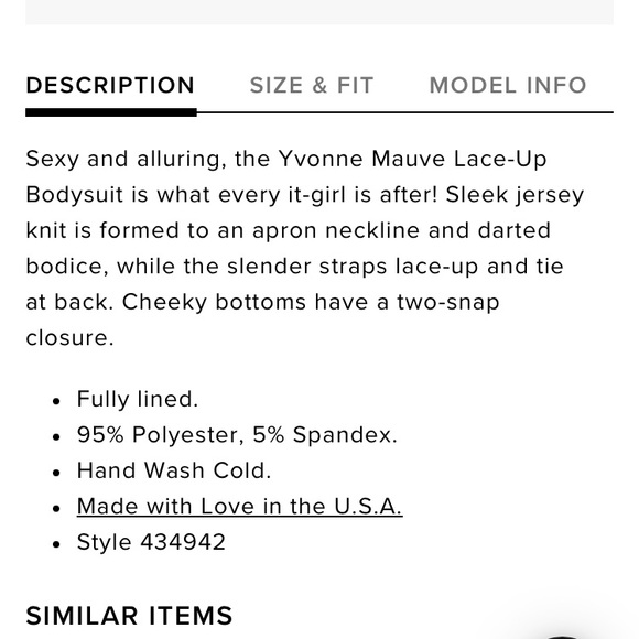 Lulu’s Yvonne Mauve Lace-Up Bodysuit - Picture 7 of 9